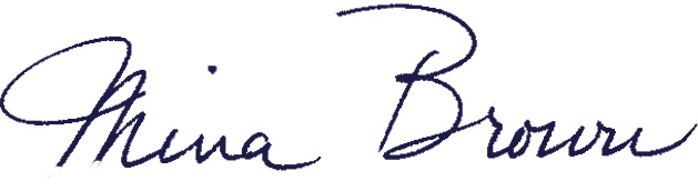 Mina's Signature in Blue #2